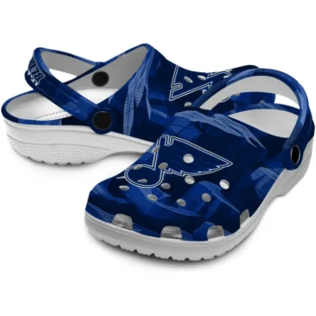 St. Louis Blues Fans Clogs - Canyon Layers Blue