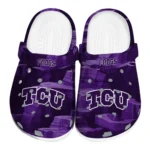 TCU Horned Frogs Fans Clogs - Canyon Layers Purple 1 TCU Horned Frogs Fans Clogs – Canyon Layers Purple