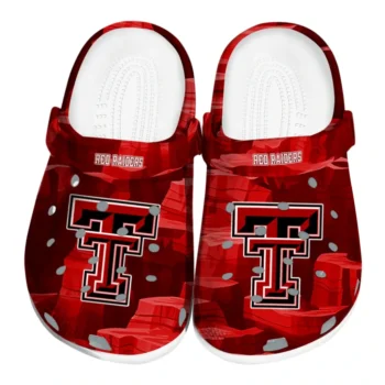 Texas Tech Red Raiders Fans Clogs - Canyon Layers Red