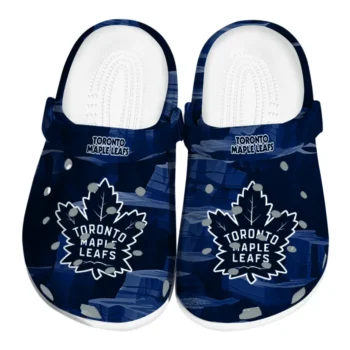 Toronto Maple Leafs Fans Clogs - Canyon Layers Blue