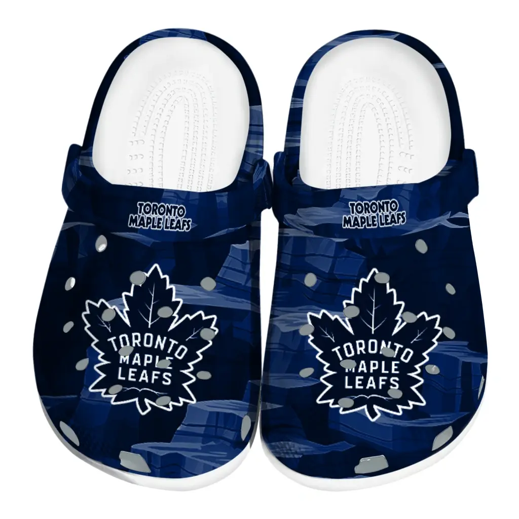 Toronto Maple Leafs Fans Clogs - Canyon Layers Blue Toronto Maple Leafs Fans Clogs - Canyon Layers Blue