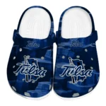 Tulsa Golden Hurricane Fans Clogs - Canyon Layers Blue 1 Tulsa Golden Hurricane Fans Clogs – Canyon Layers Blue