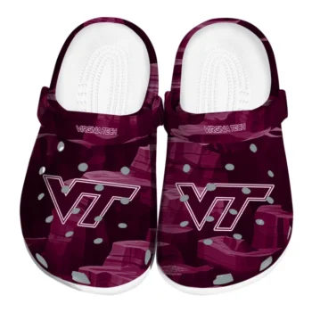 Virginia Tech Hokies Fans Clogs - Canyon Layers Maroon
