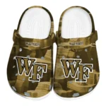 Wake Forest Demon Deacons Fans Clogs - Canyon Layers Brown 1 Wake Forest Demon Deacons Fans Clogs – Canyon Layers Brown