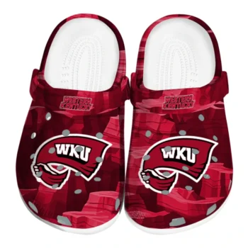 Western Kentucky Hilltoppers Fans Clogs - Canyon Layers Red