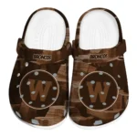 Western Michigan Broncos Fans Clogs - Canyon Layers Brown 1 Western Michigan Broncos Fans Clogs – Canyon Layers Brown