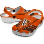 bowling-green-falcons-clog-personalized-hexagon-shield-orange-best-selling-1-1.webp
