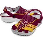 central-michigan-chippewas-clog-personalized-hexagon-shield-maroon-best-selling-1-1.webp