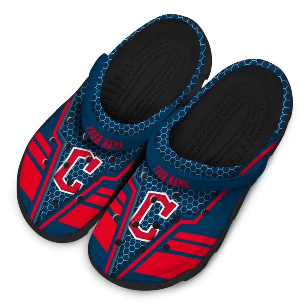cleveland-guardians-clog-personalized-hexagon-shield-navy-blue-latest-model-1-1.webp