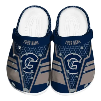 Georgetown Hoyas Clog - Custom Hexagon Shield Blue
