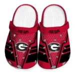 georgia-bulldogs-clog-customized-hexagon-shield-red-best-selling-1-1.webp
