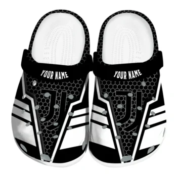 Juventus Clog - Custom Hexagon Shield Black