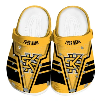 Kennesaw State Owls Clog - Custom Hexagon Shield Gold
