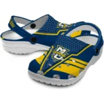 marquette-golden-eagles-clog-customized-hexagon-shield-blue-best-selling-1-1.webp