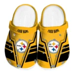 Pittsburgh Steelers Clogs - Customized Hexagon Shield Gold 1 pittsburgh-steelers-clog-customized-hexagon-shield-gold-best-selling-1-1.webp