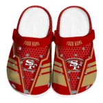 San Francisco 49ers Clogs - Personalized Hexagon Shield Red 1 san-francisco-49ers-clog-personalized-hexagon-shield-red-best-selling-1-1.webp