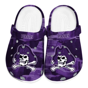 East Carolina Pirates Fans Clogs Canyon Layers Purple Best Selling