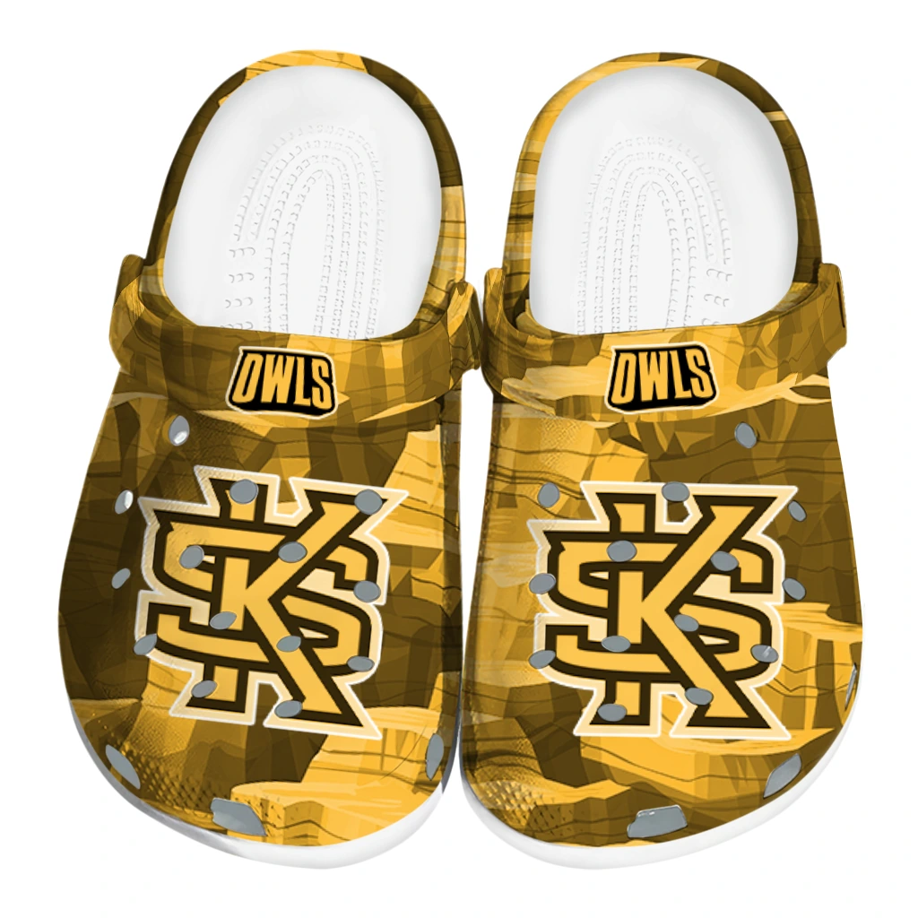 kennesaw-state-owls-fans-clogs-canyon-layers-yellow-best-selling Kennesaw State Owls Fans Clogs Canyon Layers Yellow Best Selling