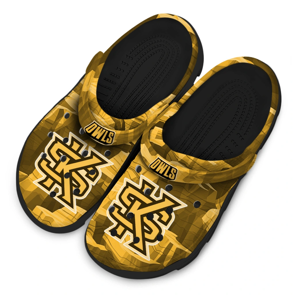 kennesaw-state-owls-fans-clogs-canyon-layers-yellow-latest-model Kennesaw State Owls Fans Clogs Canyon Layers Yellow Latest Model