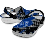 Air Force Falcons Clogs – Customized Checkered Streaks Blue Black 1