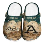 akron-zips-clog-customized-cracked-landscape-fir-green-beige-best-selling.webp