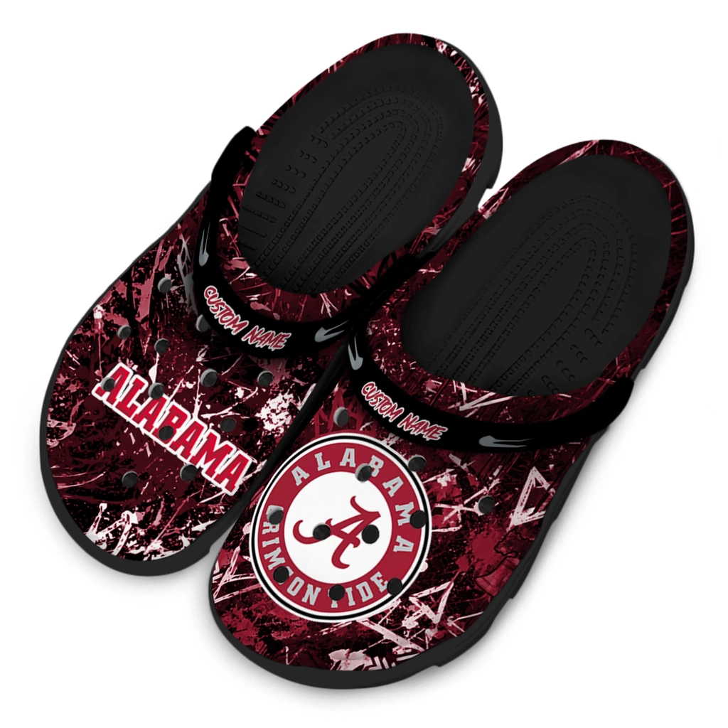 alabama-crimson-tide-clog-custom-graffiti-burst-crimson-black-latest-model.webp