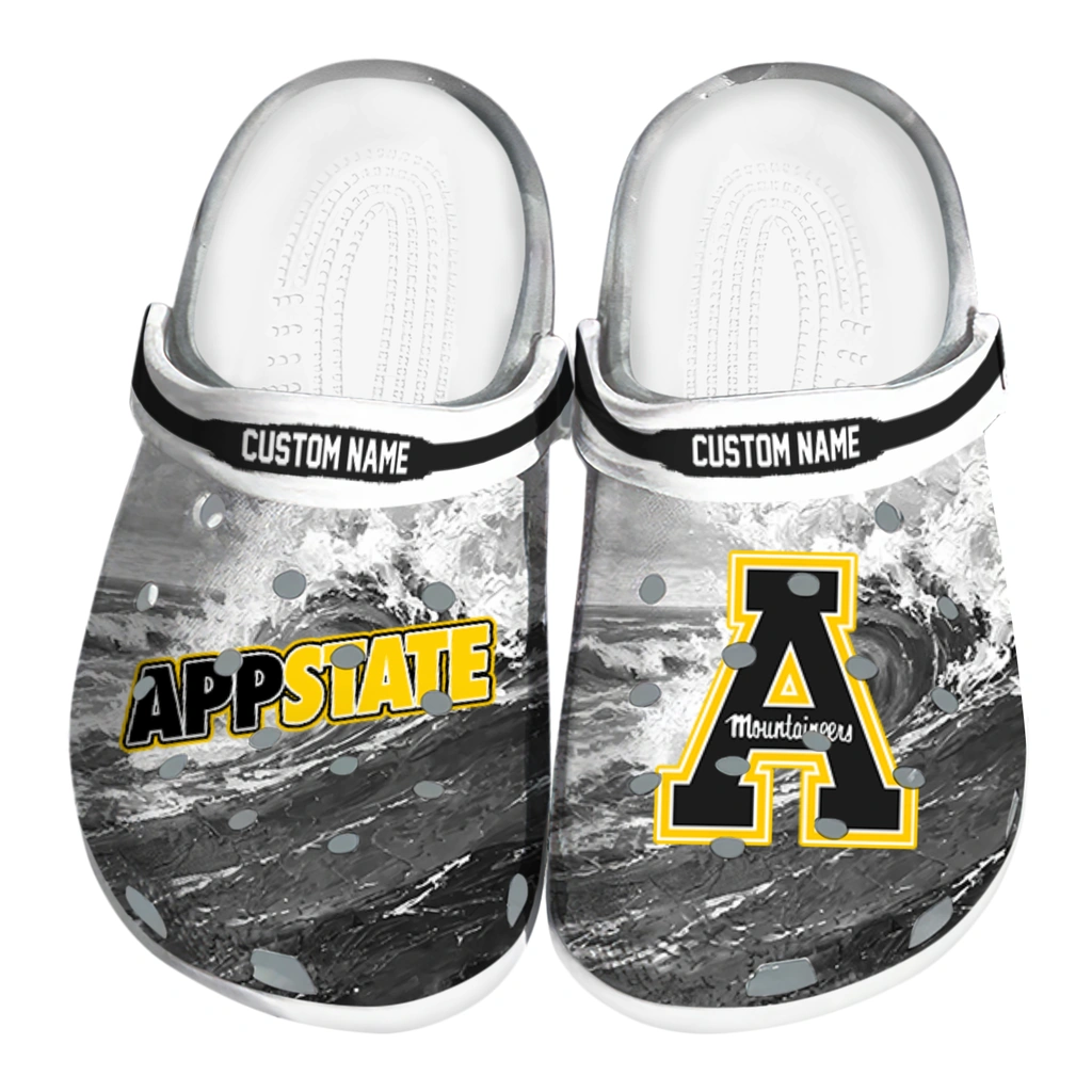 appalachian-state-mountaineers-clog-custom-wave-swirl-black-white-best-selling.webp appalachian state mountaineers clog custom wave swirl black white best selling