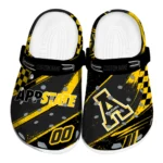 Appalachian State Mountaineers Clogs - Customized Circuit Geometry Black 1 Appalachian State Mountaineers Clogs – Customized Circuit Geometry Black 1