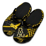 Appalachian State Mountaineers Clogs – Customized Circuit Geometry Black 1