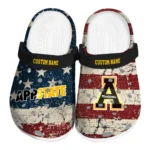Appalachian State Mountaineers Clogs - Customized Distressed Stripes Black Red Blue 1 appalachian-state-mountaineers-clog-customized-distressed-stripes-black-red-blue-best-selling.webp