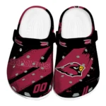 Arizona Cardinals Clogs - Customized Checkered Streaks Red Black 1 arizona-cardinals-clog-customized-checkered-streaks-red-black-best-selling.webp
