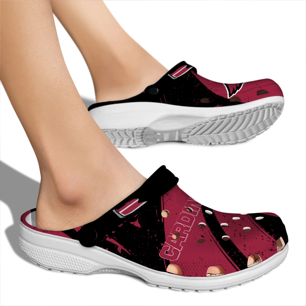 arizona-cardinals-clog-customized-checkered-streaks-red-black-fashion-forward.webp