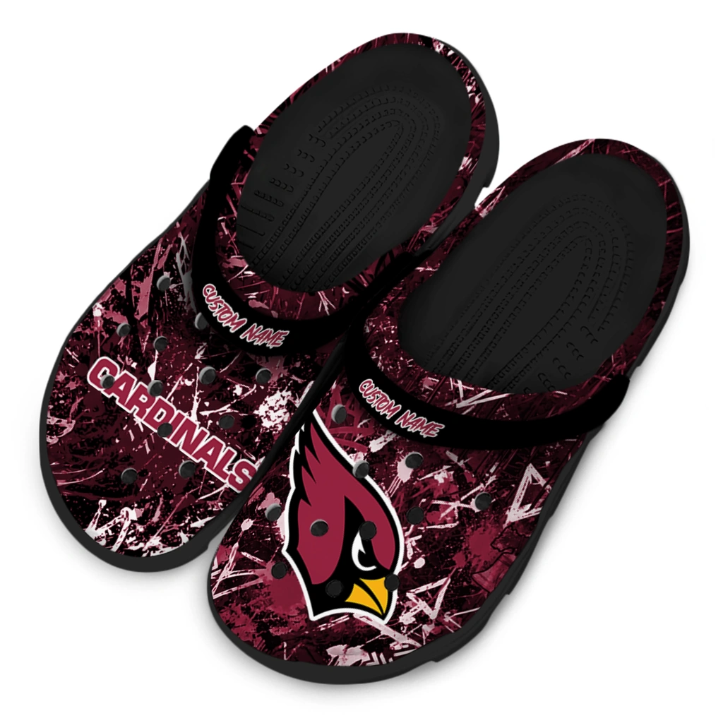 arizona-cardinals-clog-customized-graffiti-burst-red-black-latest-model.webp