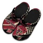 Arizona Coyotes Clogs – Personalized Circuit Geometry Red Black 1