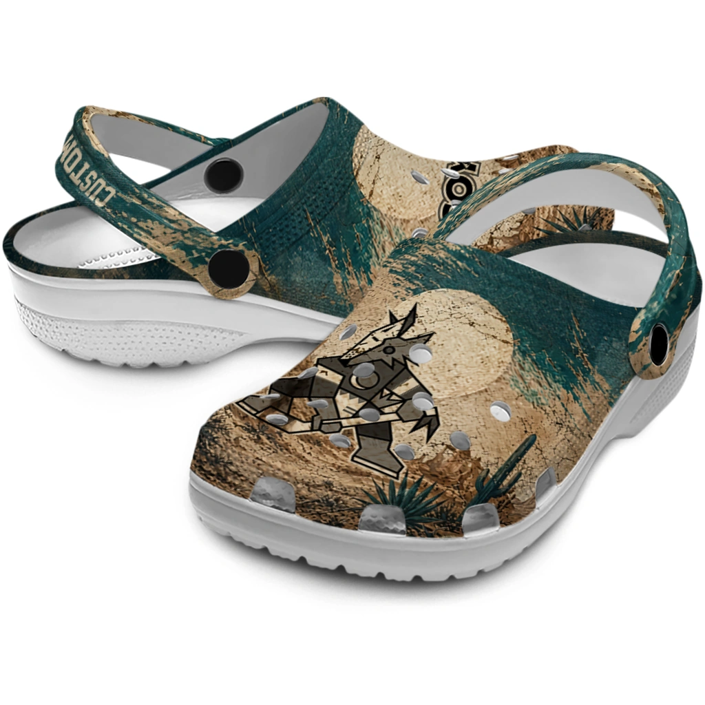 arizona-coyotes-clog-personalized-cracked-landscape-fir-green-beige-high-quality.webp