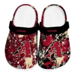 Arizona Diamondbacks Clogs - Custom Splatter Splash Red Black 1 arizona-diamondbacks-clog-custom-splatter-splash-red-black-best-selling.webp