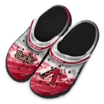 arizona-diamondbacks-clog-customized-wave-swirl-red-white-best-selling.webp