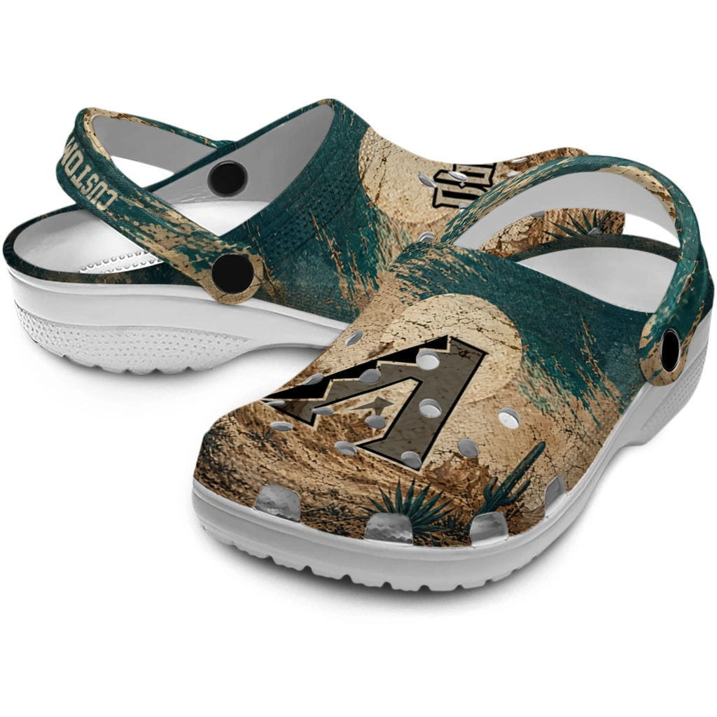 arizona-diamondbacks-clog-personalized-cracked-landscape-fir-green-beige-high-quality.webp