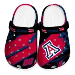 Arizona Wildcats Clogs - Customized Checkered Streaks Red Black 1 arizona-wildcats-clog-customized-checkered-streaks-red-black-best-selling.webp