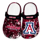 Arizona Wildcats Clogs - Customized Graffiti Burst Red Black 1 arizona-wildcats-clog-customized-graffiti-burst-red-black-best-selling.webp