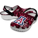 arizona-wildcats-clog-customized-graffiti-burst-red-black-best-selling.webp