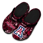 arizona-wildcats-clog-customized-graffiti-burst-red-black-best-selling.webp