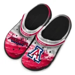 arizona-wildcats-clog-customized-wave-swirl-red-white-best-selling.webp