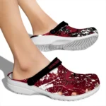 arkansas-razorbacks-clog-custom-splatter-splash-red-black-best-selling.webp