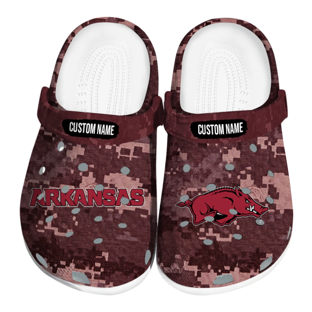 arkansas-razorbacks-clog-personalized-digital-camo-red-best-selling.webp arkansas razorbacks clog personalized digital camo red best selling
