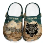 arkansas-state-red-wolves-clog-custom-cracked-landscape-fir-green-beige-best-selling.webp