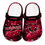 Arkansas State Red Wolves Clogs - Customized Cracked Energy Scarlet Black 1 arkansas-state-red-wolves-clog-customized-cracked-energy-scarlet-black-best-selling.webp