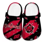 Arkansas State Red Wolves Clogs - Personalized Checkered Streaks Scarlet Black 1 arkansas-state-red-wolves-clog-personalized-checkered-streaks-scarlet-black-best-selling.webp