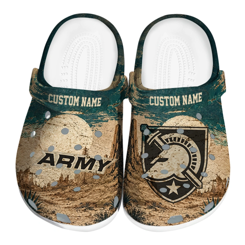 army-black-knights-clog-custom-cracked-landscape-fir-green-beige-best-selling.webp army black knights clog custom cracked landscape fir green beige best selling