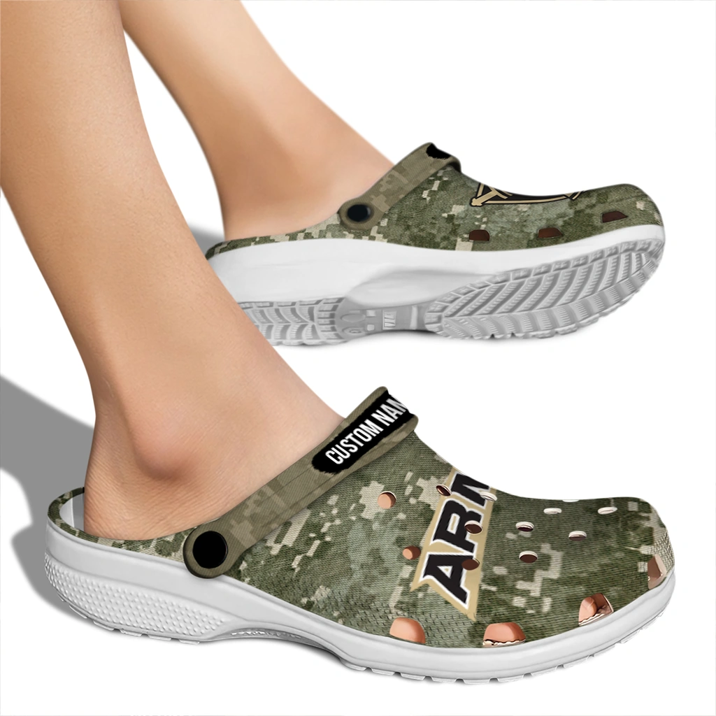 army-black-knights-clog-custom-digital-camo-gold-fashion-forward.webp